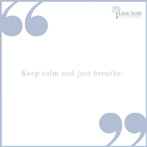 LSH quote - keep calm and breathe