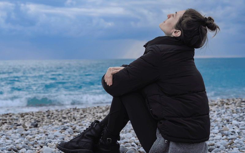 women sitting peacefully - the emotional impact of vaginismus